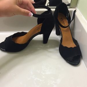 Small black high heels